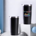 thumbnail image 4 of 20oz Powder Coated Easter Tumbler with Telescopic Straw, Insulated Travel Mug, [Easter Theme] Print, 4 of 6