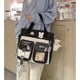 thumbnail image 2 of Tool Bag Black Kawaii Backpack One Size Girls Shoulder Tote Bag With Cute Accessories Pins Aesthetic Crossbody Bag School Bag Casual Handbag, 2 of 5