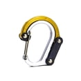 thumbnail image 1 of Greeniant Mosquetón para exteriores Plegable Rotación de 360 ​​​​grados Hebilla de correas para acampar Escalada Amarillo, 1 of 6