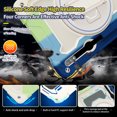 thumbnail image 3 of XYX 3in1 Rotating Stand Case for Samsung Galaxy Tab S9 Ultra 14.6 inch SM-X910 with Hand/Shoulder Strap, Shockproof Rugged, Colorful Blue, 3 of 7