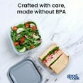 thumbnail image 6 of GoodCook 20-Piece BPA-Free Square Food Storage Container Set with Snap Lids, 6 of 18