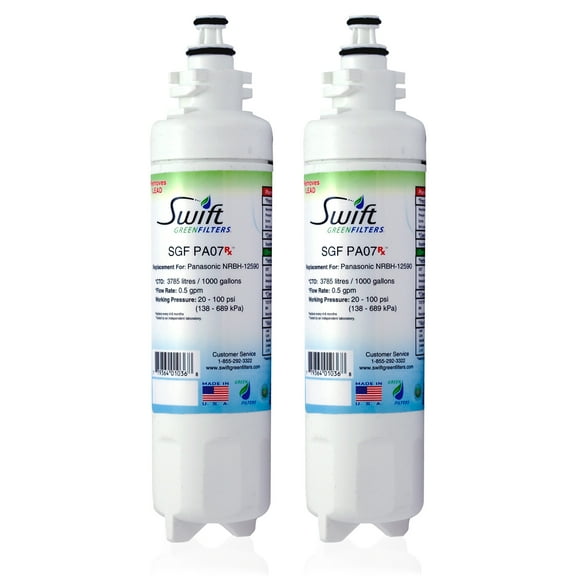 Swift Green Filters Pharmaceutical Replacement for Panasonic NRBH-125950 Refrigerators Water Filters(Pack of 2)