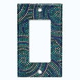 thumbnail image 5 of Metal Light Switch Plate Cover Colorful Safari African Tribal Art Pattern SFR022, 5 of 13