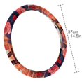 thumbnail image 4 of Eiffel Tower 14.5 Inch Printing PVC Leather Auto Accessories Steering Wheel Cover Car Wheel Covers, 4 of 6