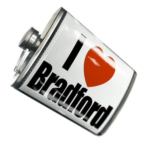 

NEONBLOND Flask I Love Bradford region: Yorkshire and the Humber England