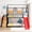 Black Iron, variant on LHSHID Twin over Twin Metal Bunk Bed with Slide and Storage Stair, Black with Red Slide
