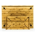 Camco Bamboo Stove Top Work Surface with Adjustable Legs & Built In