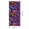 thumbnail image 2 of Static Cling Gothic Stained Glass Window Film, Removable Privacy Protection Glass Sticker, Halloween Home Bathroom Door Decor Window Sticker without Adhesive Residue (Green), 2 of 6