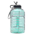 thumbnail image 1 of 3.78l Large Water Bottle Hydration With Motivational Time Marker Reminder, 1 of 1