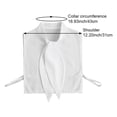 thumbnail image 2 of Lady's Detachable False Collar Half Shirt Blouse Pointed Lapel Fake Collar Dickey Collar White, 2 of 7