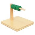 thumbnail image 4 of 1 Juego de columna de madera para niños, juguetes de aprendizaje temprano, juguetes cognitivos de Color verde, 4 of 7
