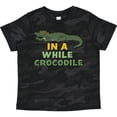 thumbnail image 3 of Inktastic In a While Crocodile with Cool Green Crock in Sunglasses Boys or Girls Toddler T-Shirt, 3 of 5