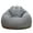 Dark Grey L, variant on Solid Color Cloth Lazy Lounger Bean Bag Sack Chair Sofa Dust Cover Decoration