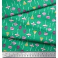 thumbnail image 3 of Soimoi Polyester Crepe Fabric Ornament Home Decor Decor Fabric Printed Yard 52 Inch Wide, 3 of 3