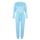 thumbnail image 4 of ICHUANYI Clearance Women's Two-Piece Casual Pants Sets Long Sleeve Wear Sports Suit(Sky Blue, S) ICHUANYI WER2023080806953, 4 of 6