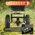 thumbnail image 5 of MoNiBloom Walk-Behind Seed Spreader, Broadcast Spreader for Spreading Fertilizer on Lawns Grass, Ice Melt on idewalks and Driveways, 80lb Capacity, Black, 5 of 9
