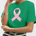thumbnail image 4 of TYGHBN Women's Casual T Shirts with Cancer Awareness Ribbon Print Short Sleeve Round Neck Basic Style for Everyday Wear plus Size T Shirts Loose Fit Athletic Tops for Women Summer Shirt for Women, 4 of 4