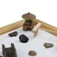 thumbnail image 2 of thinson Zen Sand Garden for Desk with Rake Rocks and Bridge Tree Mini Sandbox Toys, 2 of 7