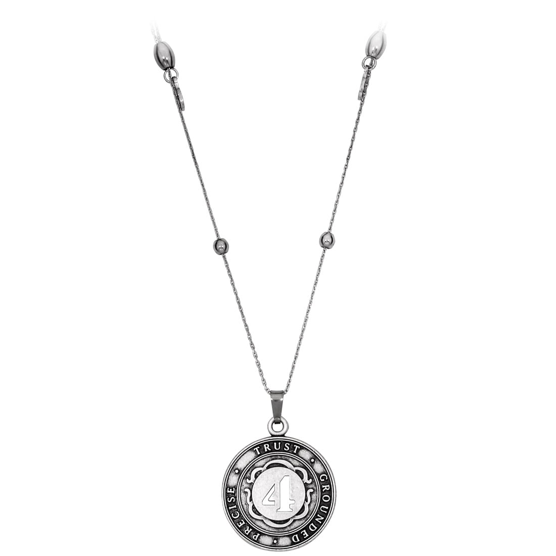925 Sterling Silver Rhodium-plated Laser-cut University of Minnesota Large Enameled Pendant