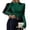 Green, variant on Graphic Tennis Tees for Women T-Shirts Slim Fit V Neck Wrap Top with Long Sleeves for Elegant Everyday Wear Beige XXL