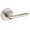 Lifetime Satin Nickel, variant on Baldwin 5164.Pass 5164 Passage Door Lever Set - Nickel