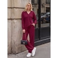 thumbnail image 3 of MINTREUS Women's 2 Piece Matching Lounge Sets Soft Loungewear 2026 Trendy Fall Outfits, 3 of 7