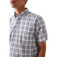thumbnail image 3 of Maine - Camisa A Cuadros Claros para Hombre (Gris), 3 of 3