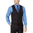 thumbnail image 3 of Adam Baker Mens V0177 Slim Fit 3-Piece Suit Set - Black - 50R, 3 of 7
