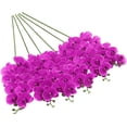 thumbnail image 2 of Artificial Orchid Stems Set of 3 Real Touch Orchid Big Blooms Fake Phalaenopsis Flower Home Wedding Decoration (3 PCS/ 29.5 inch), 2 of 7