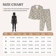thumbnail image 4 of Fotbe Paisley Floral 5 Pattern Long Sleeve Pajama Set for Women,Sleepwear Set,2-piece Loungewear Set,Soft PJs Comfy Nightwear with Pockets -Large, 4 of 7