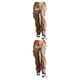 thumbnail image 1 of Jumpingount Otoño Mujer Pantalones Fiesta Senderismo Camping Niñas Estilo casual Jeans Damas Pierna ancha Pantalones cargo Ropa Marrón Marrón L 2piezas, 1 of 6