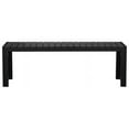 thumbnail image 2 of Pangea Home Breeze Modern Anodized Aluminum Frame Outdoor Bench in Black, 2 of 5