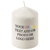 Hat Shark Thick White Custom Printed in Full Color Unity Candles Personalized Just for You - Wedding, Baptism, Funeral, Special Event Decoration (6 inches tall)