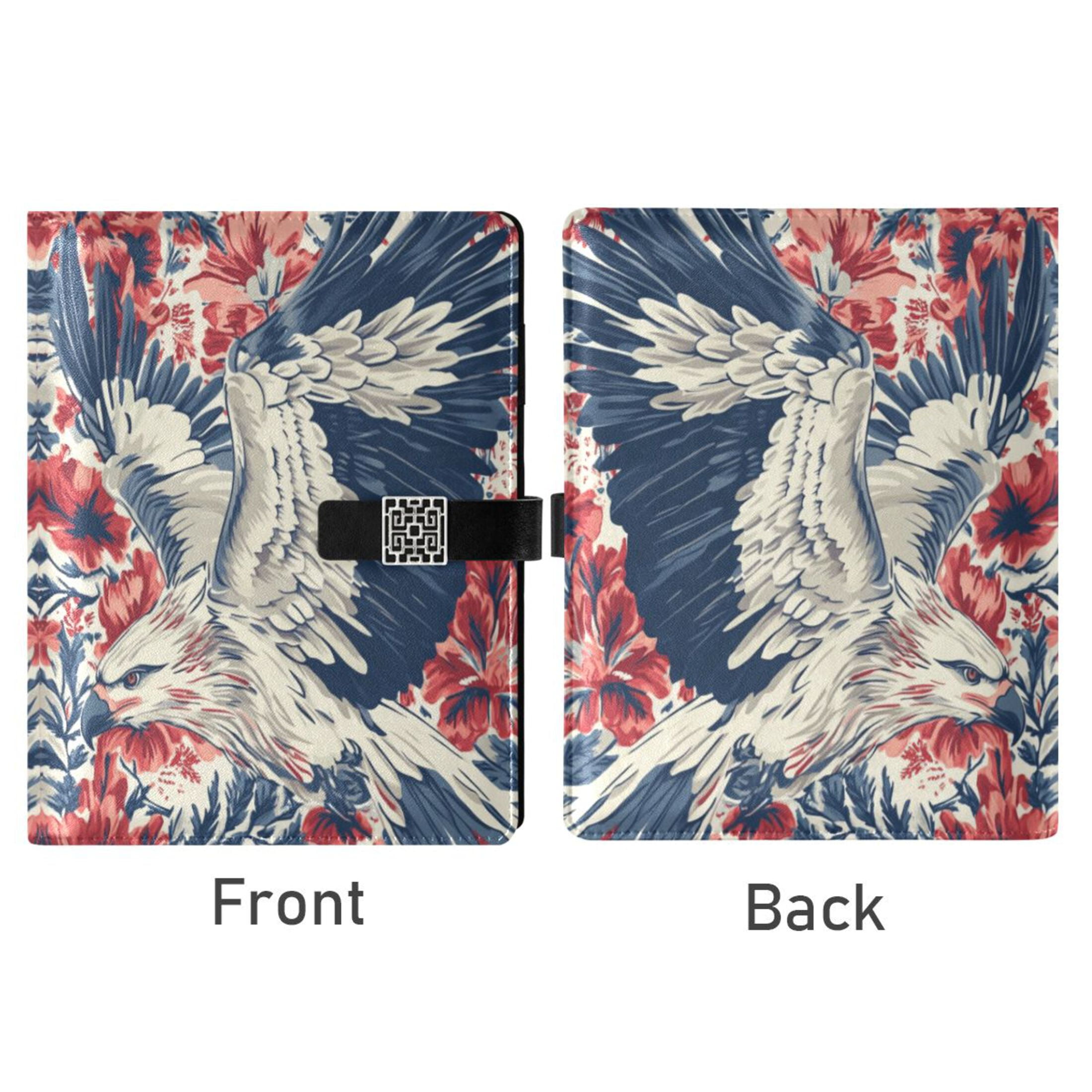 Leather Planner Leather Notebook Notebook Journal Binder Design Pen Pocket Design Convenient for Storage Colored Eagle