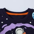 thumbnail image 6 of WIBACKER 2-7T Toddler Little Boy's Glow in the Dark Sweatshirts Novelty Crewneck Pullover Cotton Graphic Tops Sweater Shirts - Astronaut, 6 of 9
