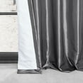 thumbnail image 6 of Platinum Grommet Blackout Faux Silk Taffeta Curtain (1 Panel), Platinum, 50W X 84L, 6 of 8