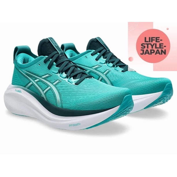 ASICS GEL-NIMBUS 27 STANDARD 1011B958 400 Wave Teal/Saxon Green Men Running Shoe