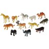 "Rhode Island Novelty 12 Little Zoo Animals Toy Figure, 2.5"""