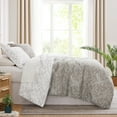 thumbnail image 4 of Elegant and Chic Winter Brush Reversible Soft 3-Piece Duvet Cover Set by Southshore Fine Linens, 4 of 4