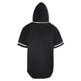 thumbnail image 2 of Saronite Hooded Baseball Jersey, Black (Women's), 2 of 2