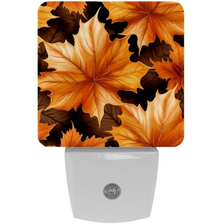 

Maple leaf LED Square Night Lights - Energy Efficient and Stylish Room Lighting Solution