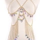 thumbnail image 3 of Cadena de bikini con diamantes de imitación, cadena para el cuerpo con lentejuelas sexy, sujetador de verano, joyería para el cuerpo para mujeres y niñas, 3 of 5