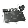 thumbnail image 6 of Acrylic Clapperboard Film Clapboard Movie Director's Slate Cut Action Scene Clapper Board Film Slate Dry Erase, 6 of 6