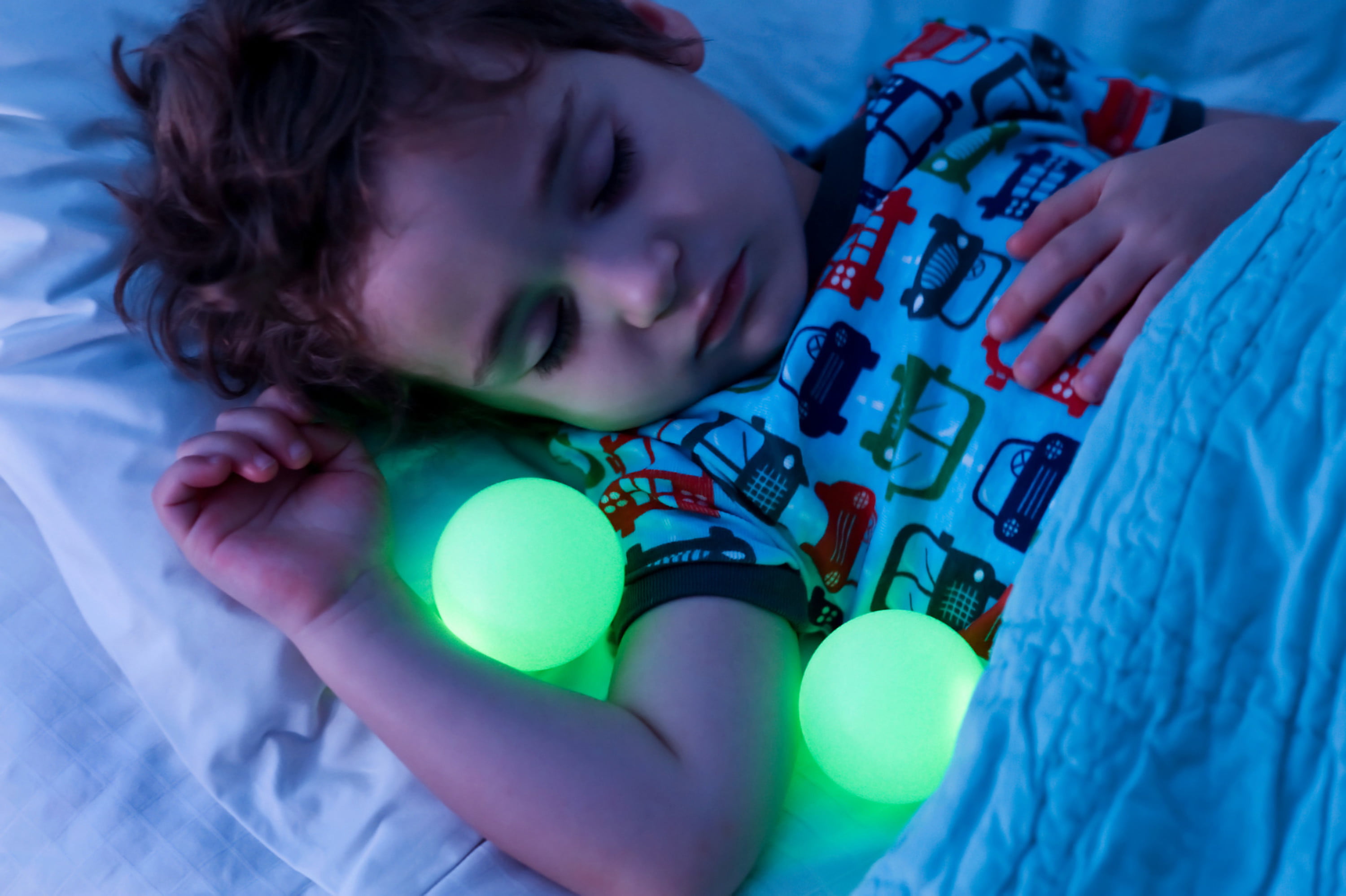 Boon GLO Multicolored Night Light For Kids With Stay-Cool Removable Glowing Balls, White -