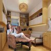 Heated Vibrating Suede Massage Reclining Arm Chair
