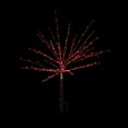 thumbnail image 3 of Alpine Corporation 39"H Indoor/Outdoor Metallic Foil Tree Stake Holiday Decoration with Red LED Lights, 3 of 12