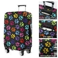 thumbnail image 5 of Colorful Animal Footprints Luggage Cover Fashion Suitcase Cover Baggage Covers Fit 25-28 Inch Luggage (Go Travel), 5 of 5