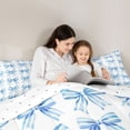 thumbnail image 5 of Feelyou Princess Blue Bow Twin Comforter Sets, Kawaii Lines Bowknot Bedding Set, 2-Piece, 5 of 8