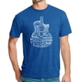 thumbnail image 1 of LA Pop Art Men's Premium Blend Word Art T-shirt - Languages Guitar, 1 of 2