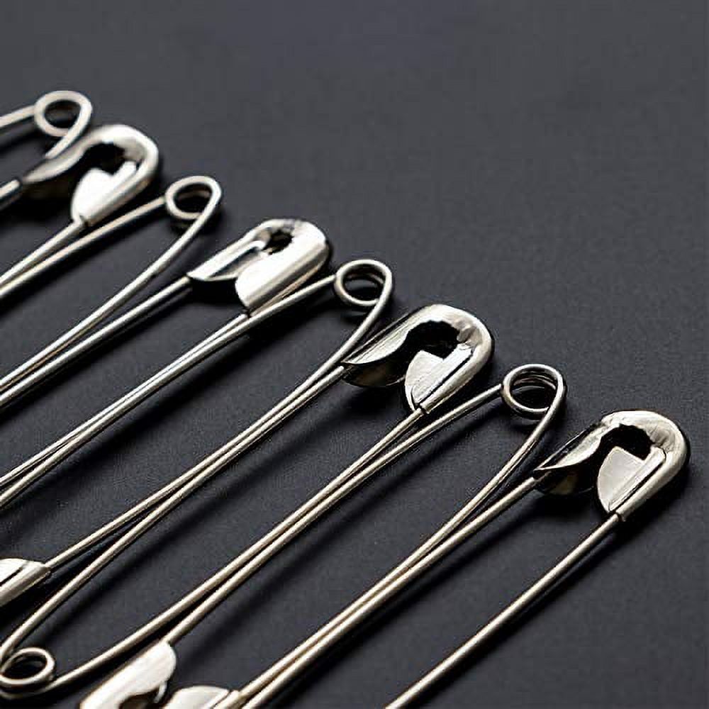 500 Pcs ZIPCCI 1.5 inch Safety Pins,Small Safety Pins for Home